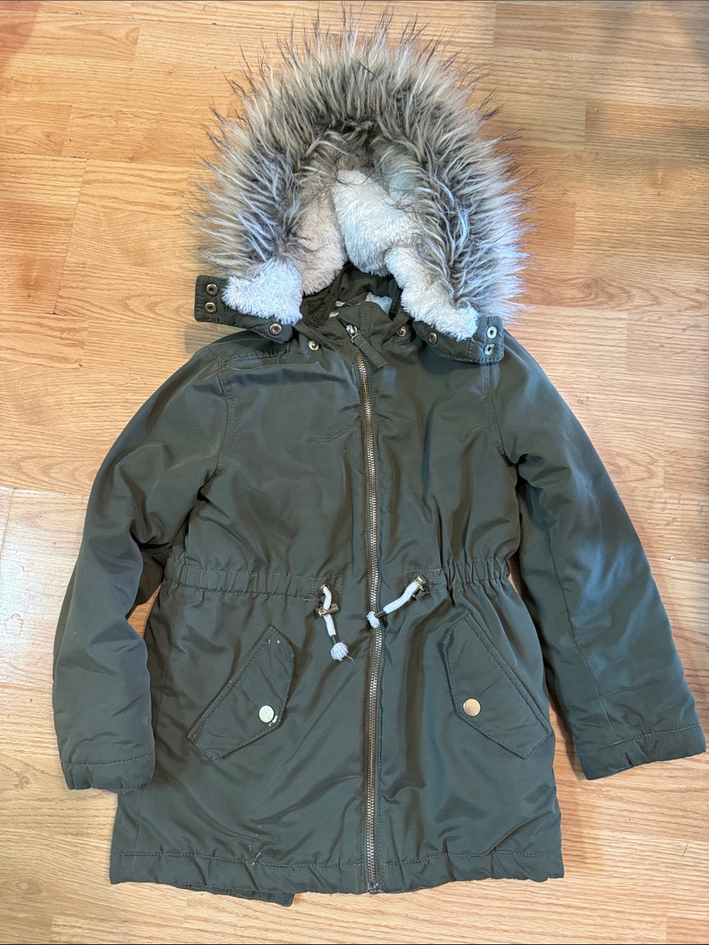 Olive Green Jacket size 7
